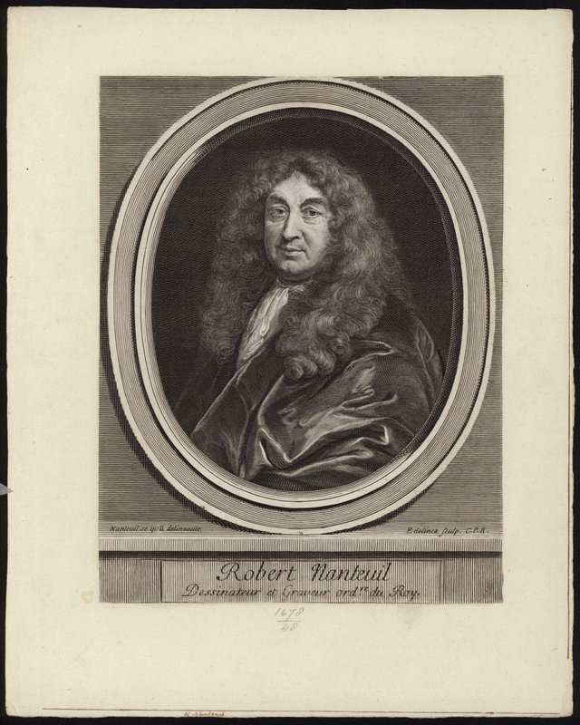 Robert Nanteuil francia metsző önarcképe alkotó: Robert Nanteuil