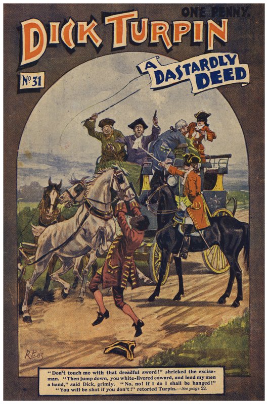 Dick Turpin (színes litó) alkotó: Robert Prowse Jnr