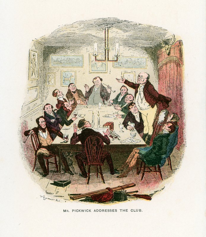 Illusztráció a Pickwick-papírokhoz alkotó: Robert Seymour