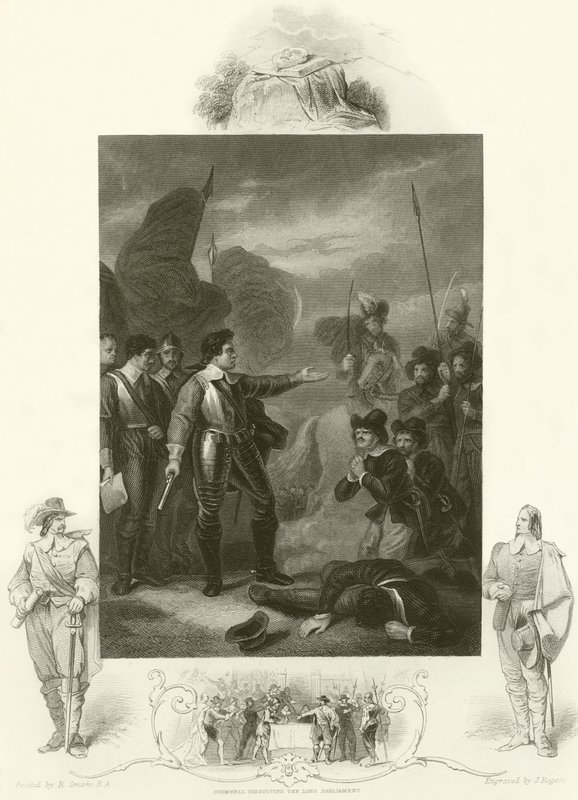 Cromwell elnyomja a lázadást a hadseregben alkotó: Robert Smirke