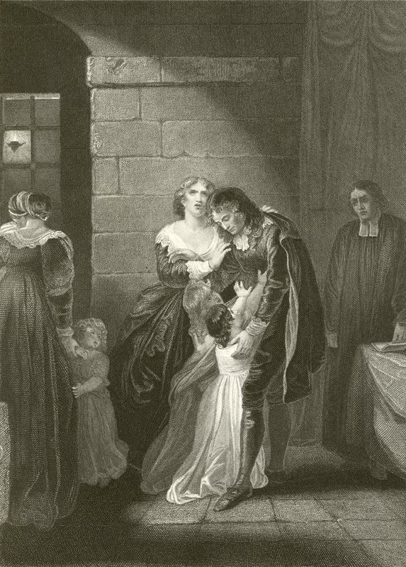 Lord William Russell utolsó interjúja a családjával alkotó: Robert Smirke