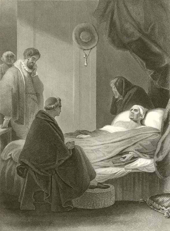 Wolsey bíboros halála alkotó: Robert Smirke