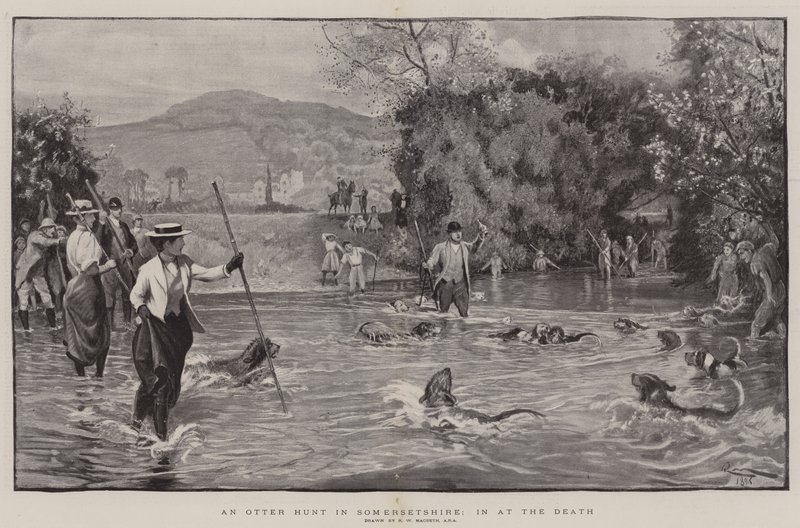 Vidravadászat Somersetshire-ben, a halálnál alkotó: Robert Walker Macbeth