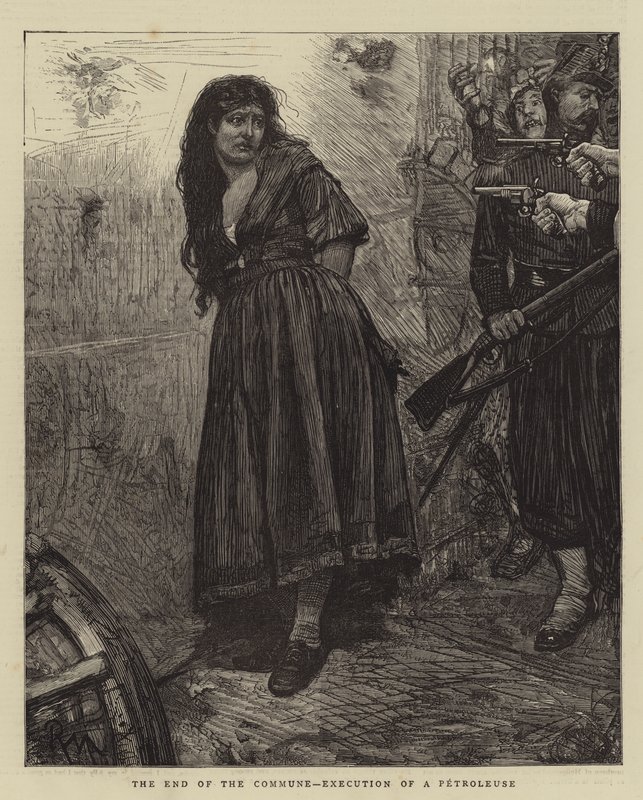 A kommün vége, egy petrolos kivégzése alkotó: Robert Walker Macbeth