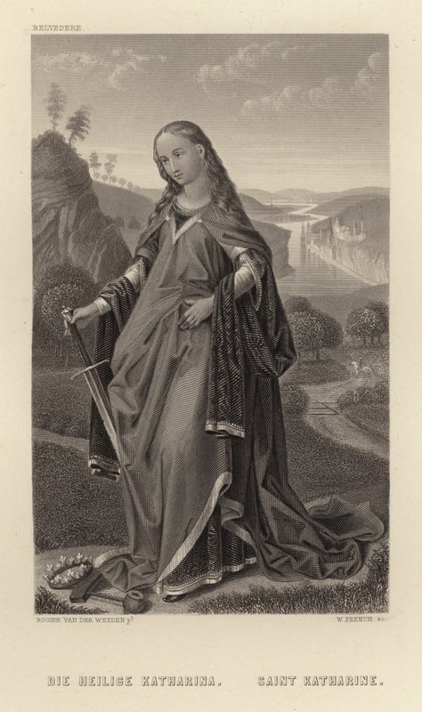 Szent Katalin alkotó: Rogier van der Weyden
