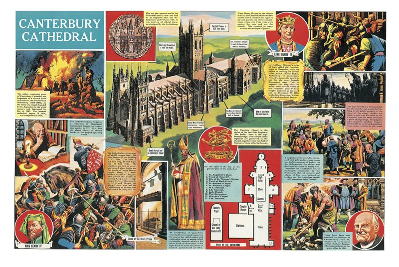 Canterbury katedrális alkotó: Ron Embleton