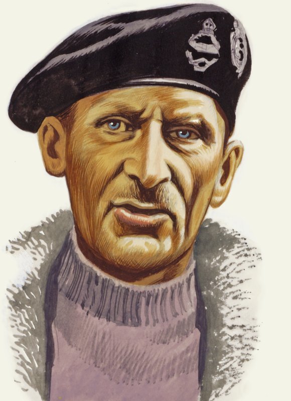 General Montgomery (gouache, papír) alkotó: Ron Embleton