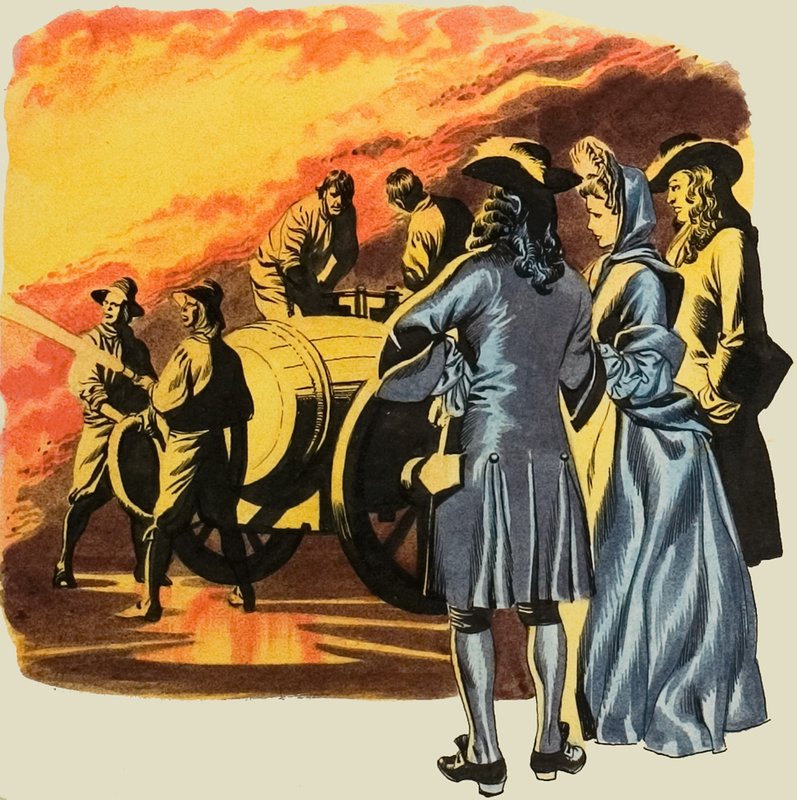 Londoni nagy tűzvész alkotó: Ron Embleton