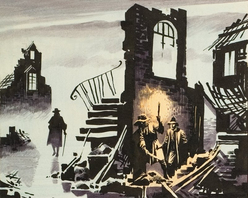 Londoni nagy tűzvész alkotó: Ron Embleton
