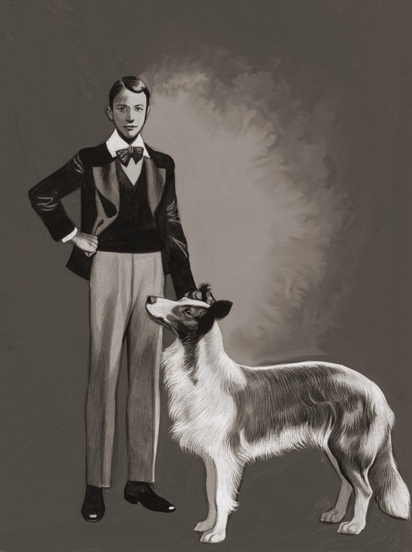 Szürke bagoly (gouache, papír) alkotó: Ron Embleton