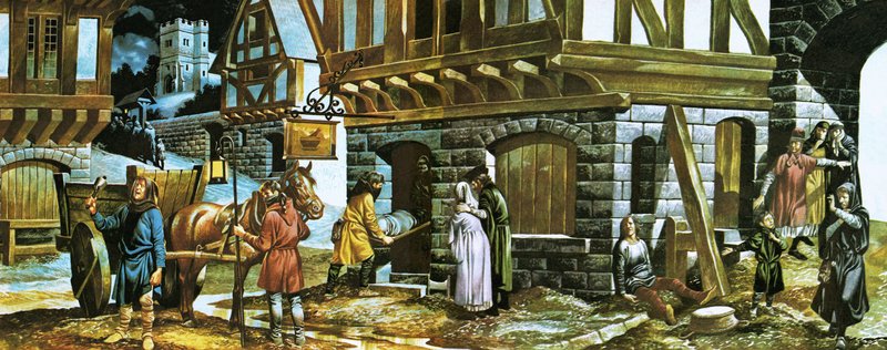 Őseink napjaiban: A fekete halál alkotó: Ron Embleton