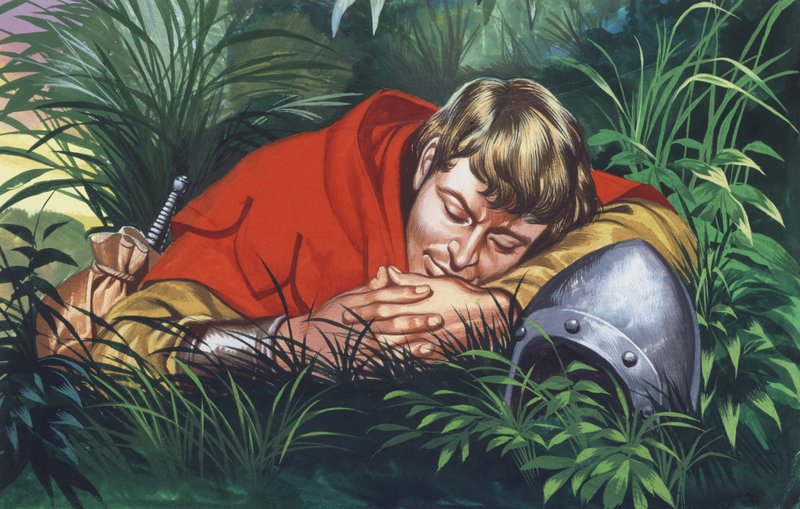 Lovag pihen alkotó: Ron Embleton