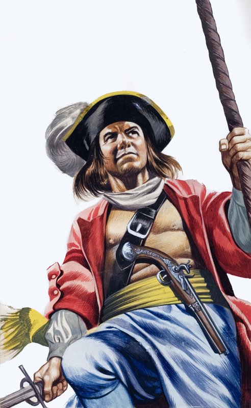 Sir Henry Morgan (gouache, papír) alkotó: Ron Embleton