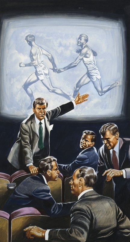 Lassított felvétel visszajátszása alkotó: Ron Embleton