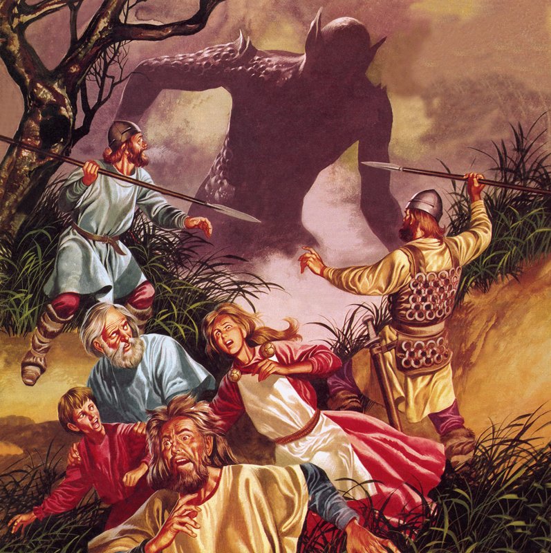 Beowulf legendája: Grendel -- Rémület a mocsárból alkotó: Ron Embleton