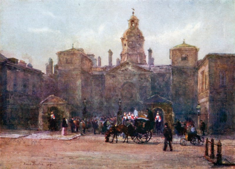 Őrségváltás, Whitehall alkotó: Rose Maynard Barton