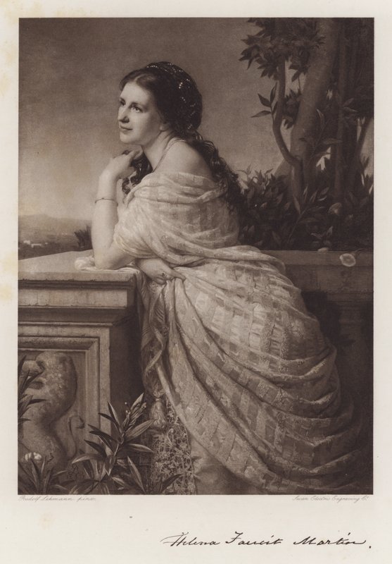 Helen Faucit, Lady Martin (litho) alkotó: Rudolf Lehmann