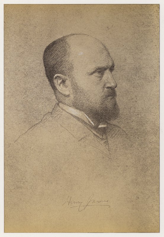 Henry James (litho) alkotó: Rudolf Lehmann