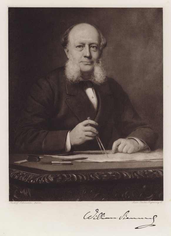 Karl Wilhelm Siemens (litho) alkotó: Rudolf Lehmann