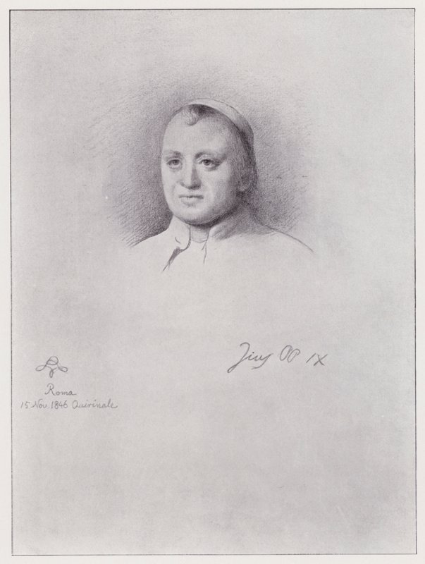 Pius pápa (litho) alkotó: Rudolf Lehmann