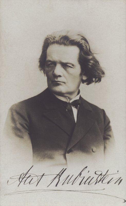 Anton Rubinstein orosz zeneszerző, karmester és zongoraművész (f/w fotó) alkotó: Russian Photographer (after)