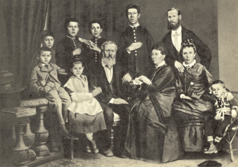 Anton Csehov és családja, Taganrog, Oroszország alkotó: Russian Photographer