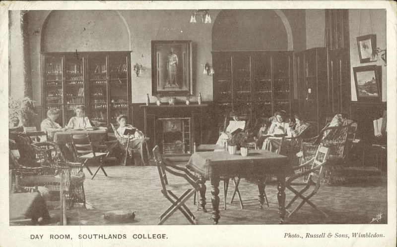 Nappali szoba, Southlands College, Roehampton, London (f/w fotó) alkotó: Russian Photographer