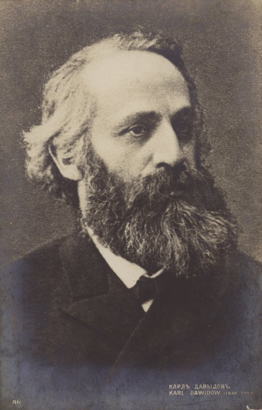 Karl Davydov orosz csellóművész (1838-1889) alkotó: Russian Photographer