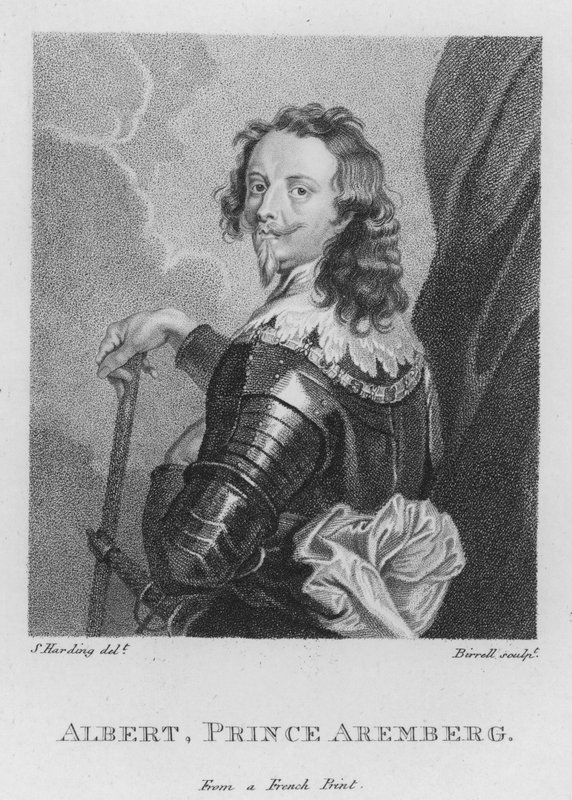 Albert, Aremberg herceg (metszet) alkotó: S. (after) Harding