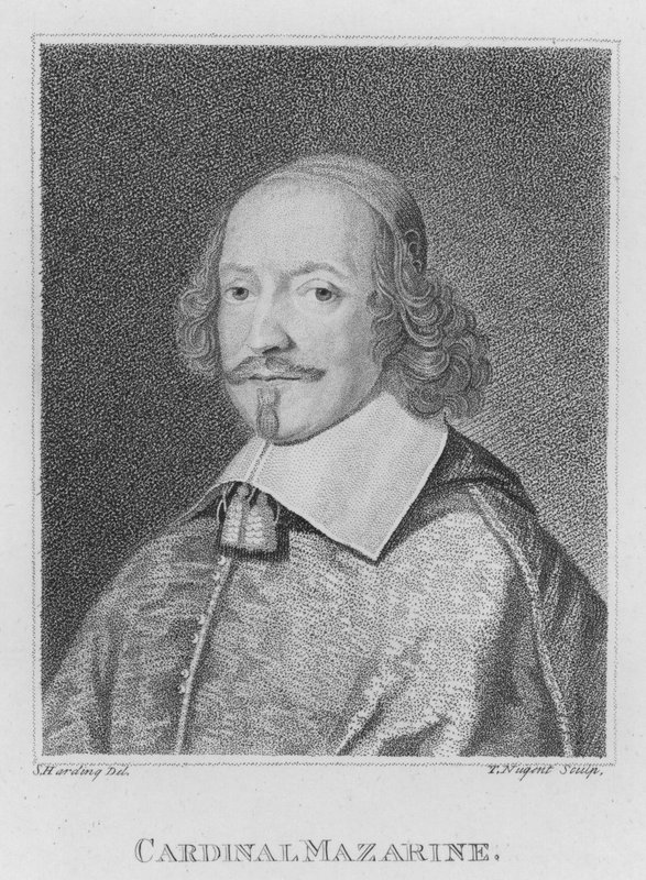 Cardinal Mazarine (metszet) alkotó: S. (after) Harding