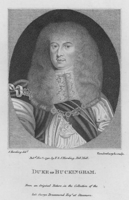 Buckingham herceg (metszet) alkotó: S. (after) Harding