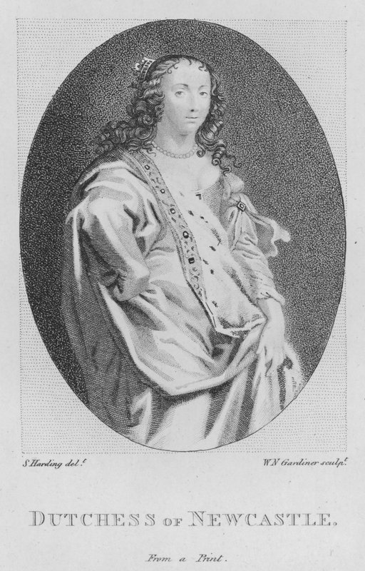 Newcastle hercegné (metszet) alkotó: S. (after) Harding