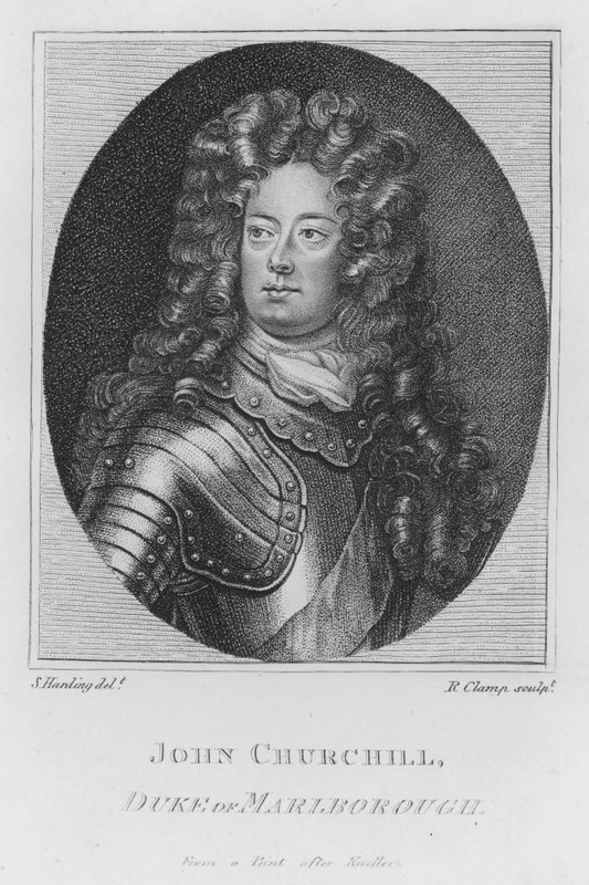 John Churchill, Marlborough hercege (metszet) alkotó: S. (after) Harding