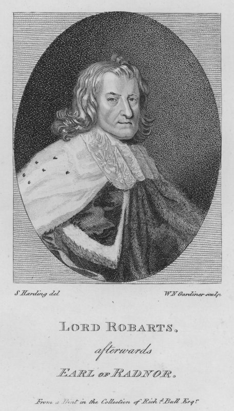 Lord Robarts, utána Radnor grófja (metszet) alkotó: S. (after) Harding