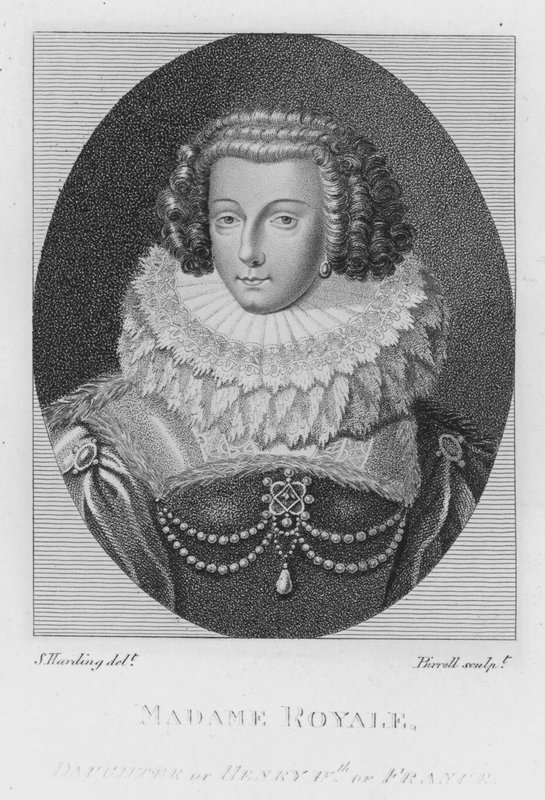Madame Royale, a francia IV. Henrik lánya (metszet) alkotó: S. (after) Harding
