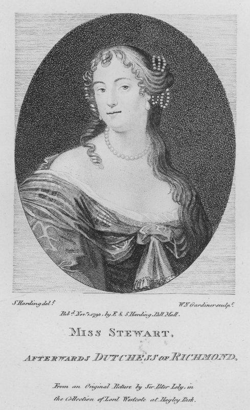 Miss Stewart, utána richmondi hollandnő (metszet) alkotó: S. (after) Harding
