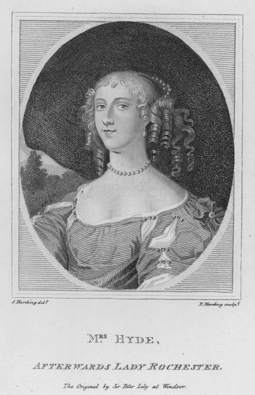 Mrs. Hyde, utána Lady Rochester (metszet) alkotó: S. (after) Harding