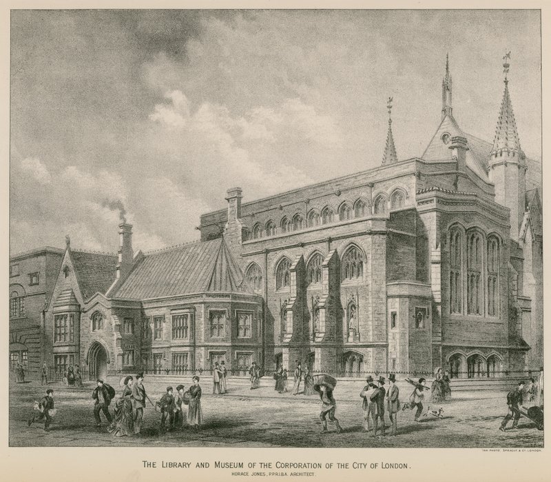 A londoni City Corporation könyvtára és múzeuma; Városház alkotó: S. Rosenthal