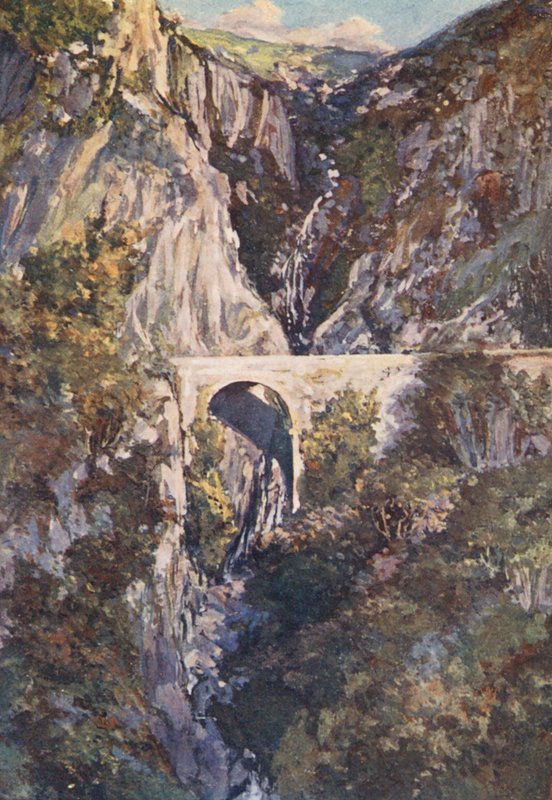 Kecskeugrás, Le Vigan (színes litográfia) alkotó: Sabine Baring Gould