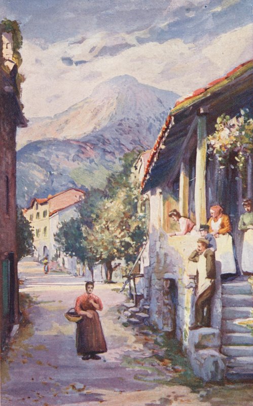 A Tamargue a La Souche felől (színes litográfia) alkotó: Sabine Baring Gould