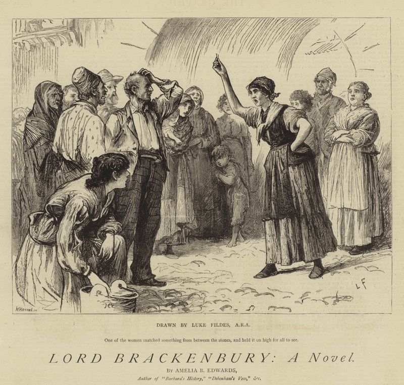 Lord Brackenbury, egy regény alkotó: Samuel Luke Fildes