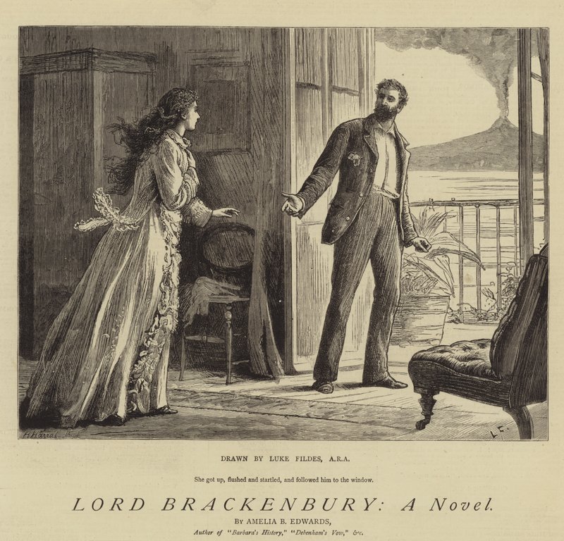 Lord Brackenbury, egy regény alkotó: Samuel Luke Fildes
