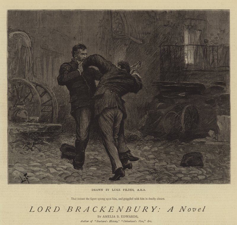 Lord Brackenbury, egy regény alkotó: Samuel Luke Fildes