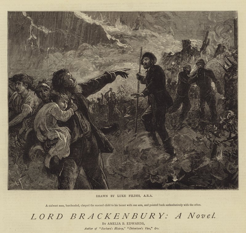 Lord Brackenbury, egy regény alkotó: Samuel Luke Fildes