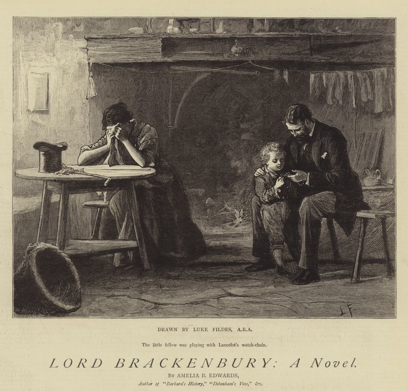 Lord Brackenbury, egy regény alkotó: Samuel Luke Fildes