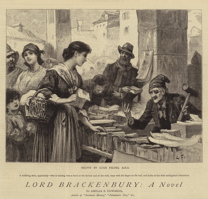 Lord Brackenbury, egy regény alkotó: Samuel Luke Fildes