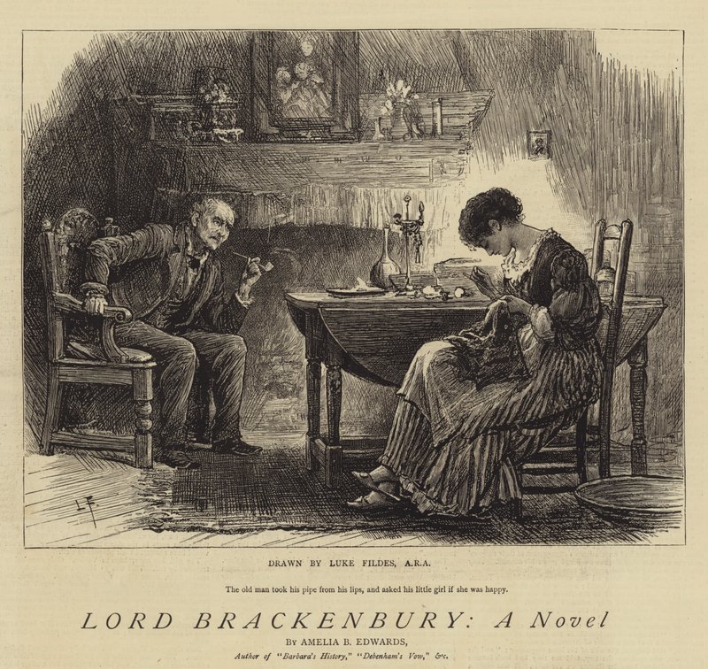 Lord Brackenbury, egy regény alkotó: Samuel Luke Fildes