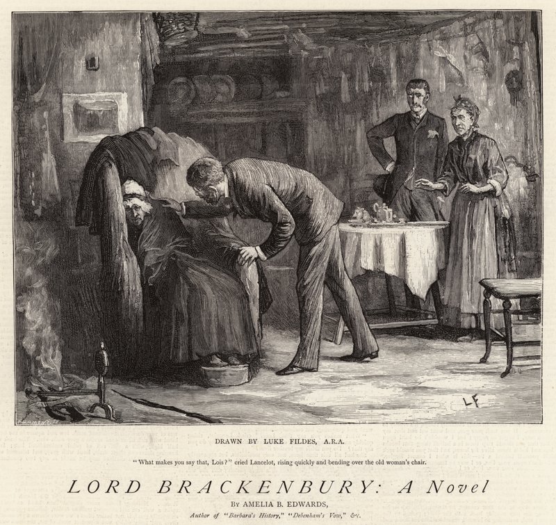 Lord Brackenbury, egy regény alkotó: Samuel Luke Fildes