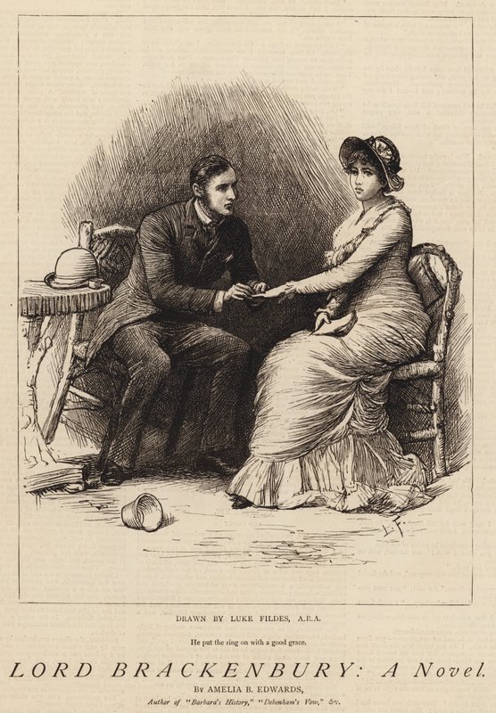 Lord Brackenbury, egy regény alkotó: Samuel Luke Fildes