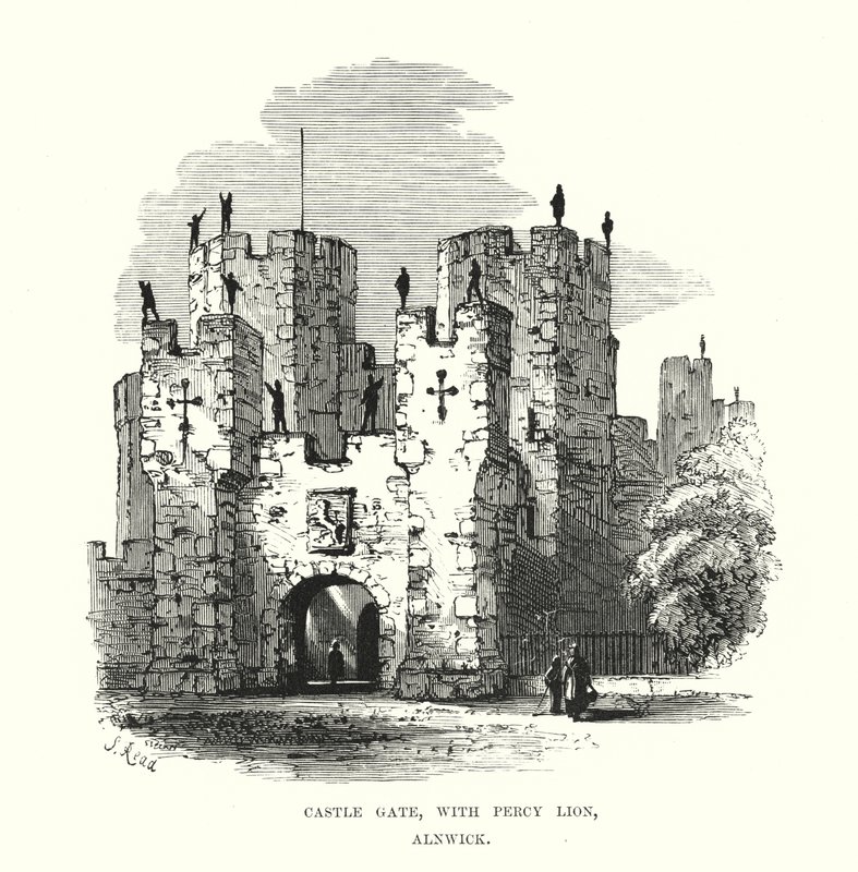 Castle Gate, Percy Lionnal, Alnwick alkotó: Samuel Read